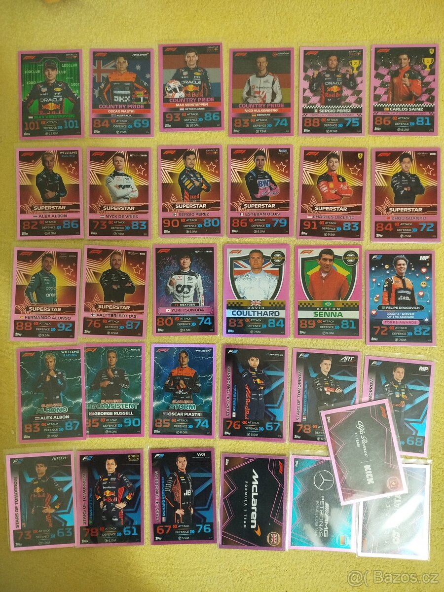 Turbo Attax F1 2023 - Foil a Holo karty