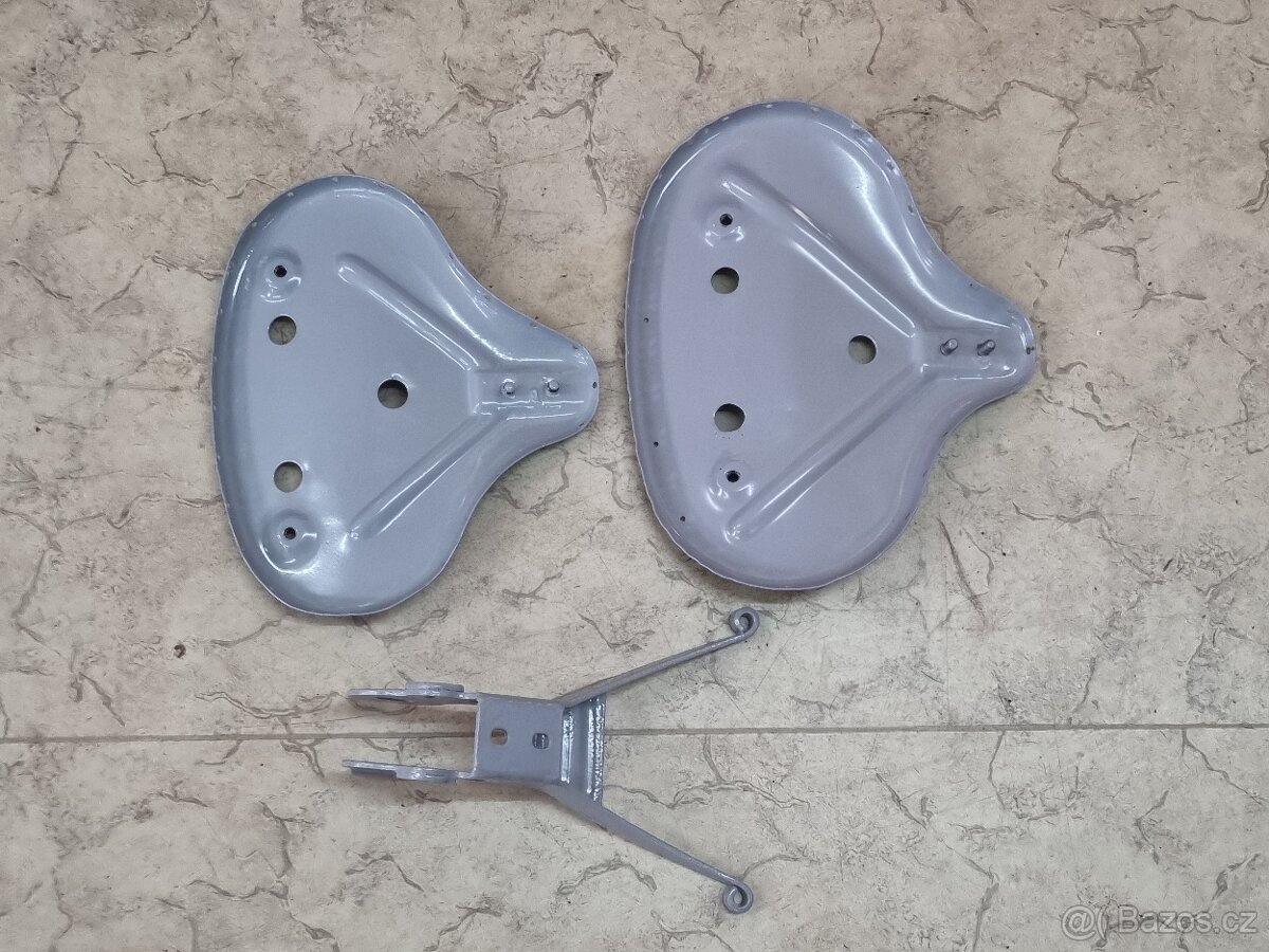 Jawa pérák - originál plechy sedla a nosník sedla