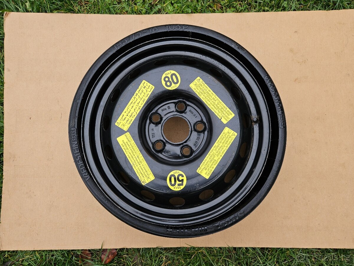 Audi Q7 Touareg Cayenne dojezdová rezerva R18