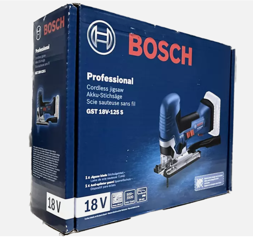 Akumulátorová přímočará pila Bosch GST 18V-125 S