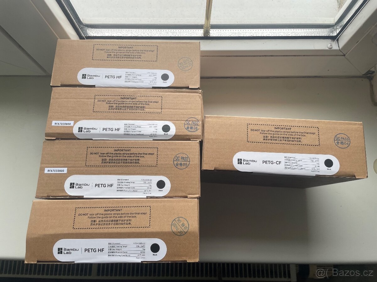 Bambu Lab Petg Hf filament a Petg CF