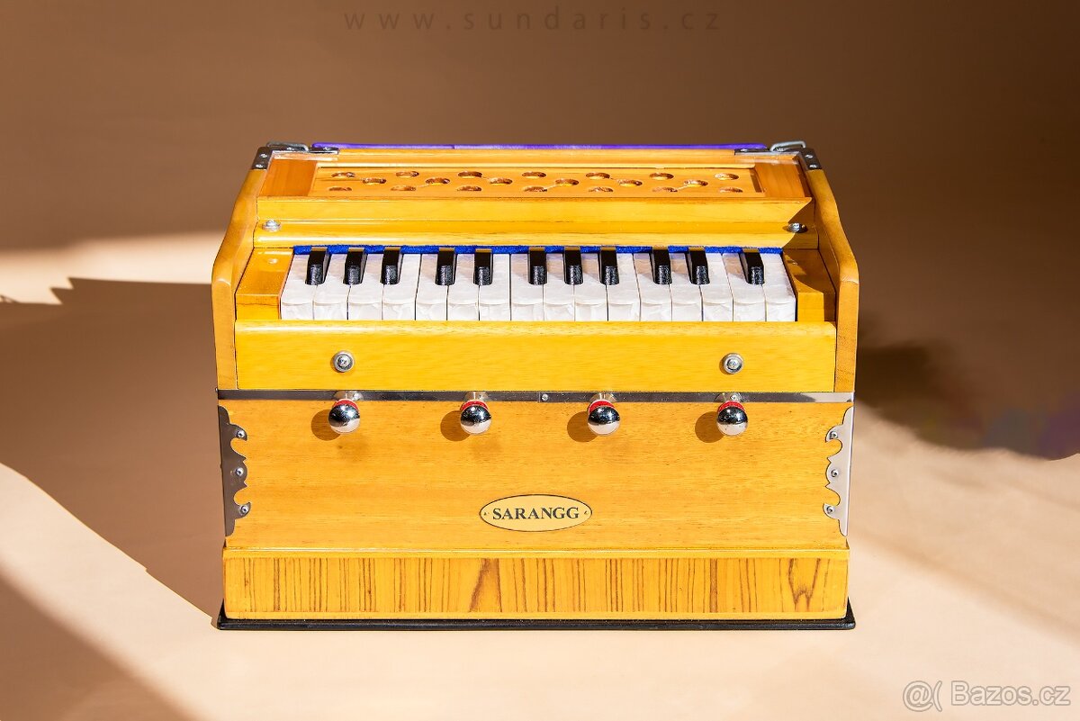 Indické Harmonium Sarangg Mini Pro