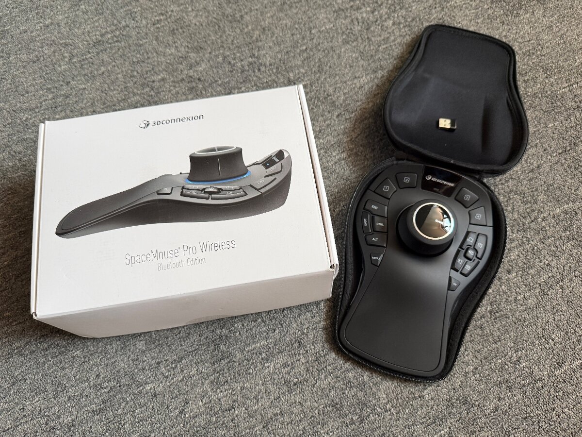 3D myš SpaceMouse Pro Wireless - TOP stav