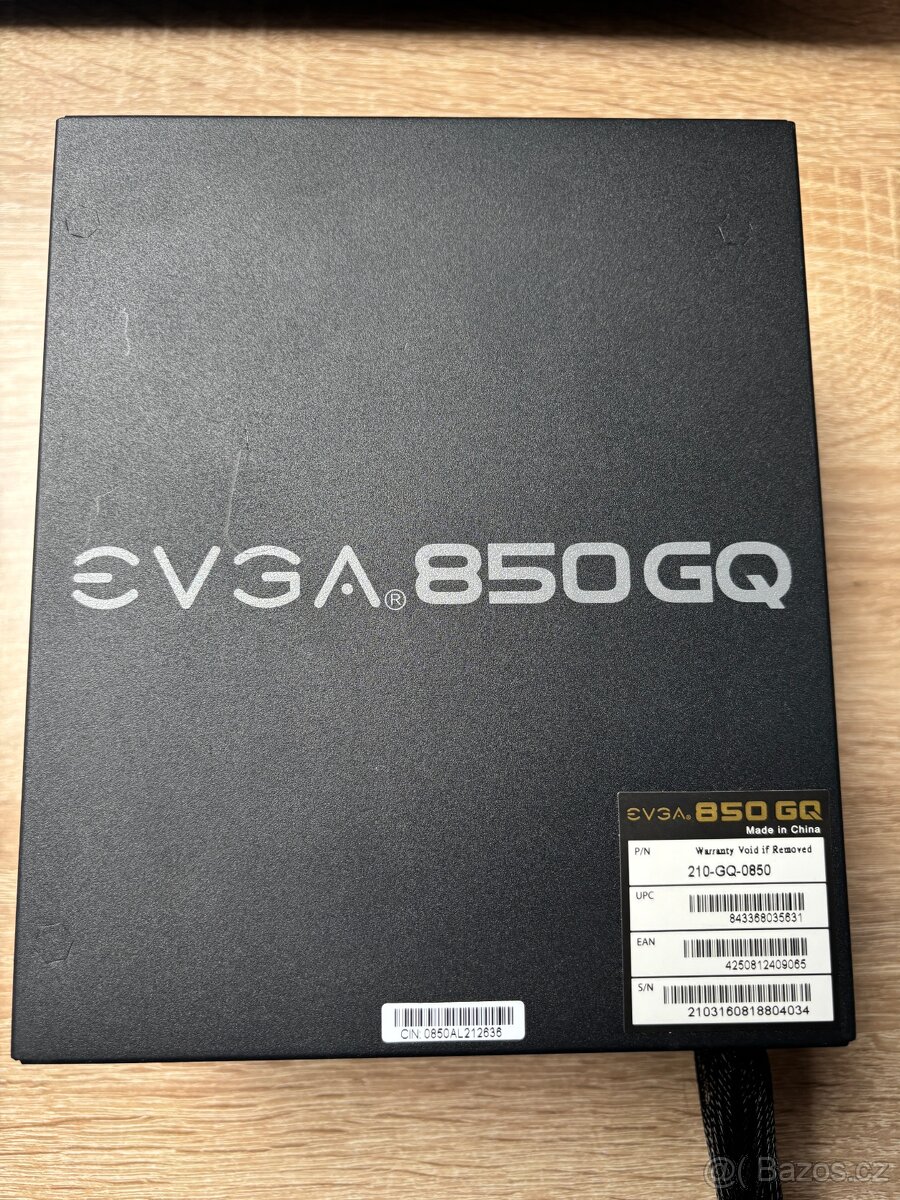 EVGA 850 GQ 850W – 80 PLUS Gold, semi-modulární