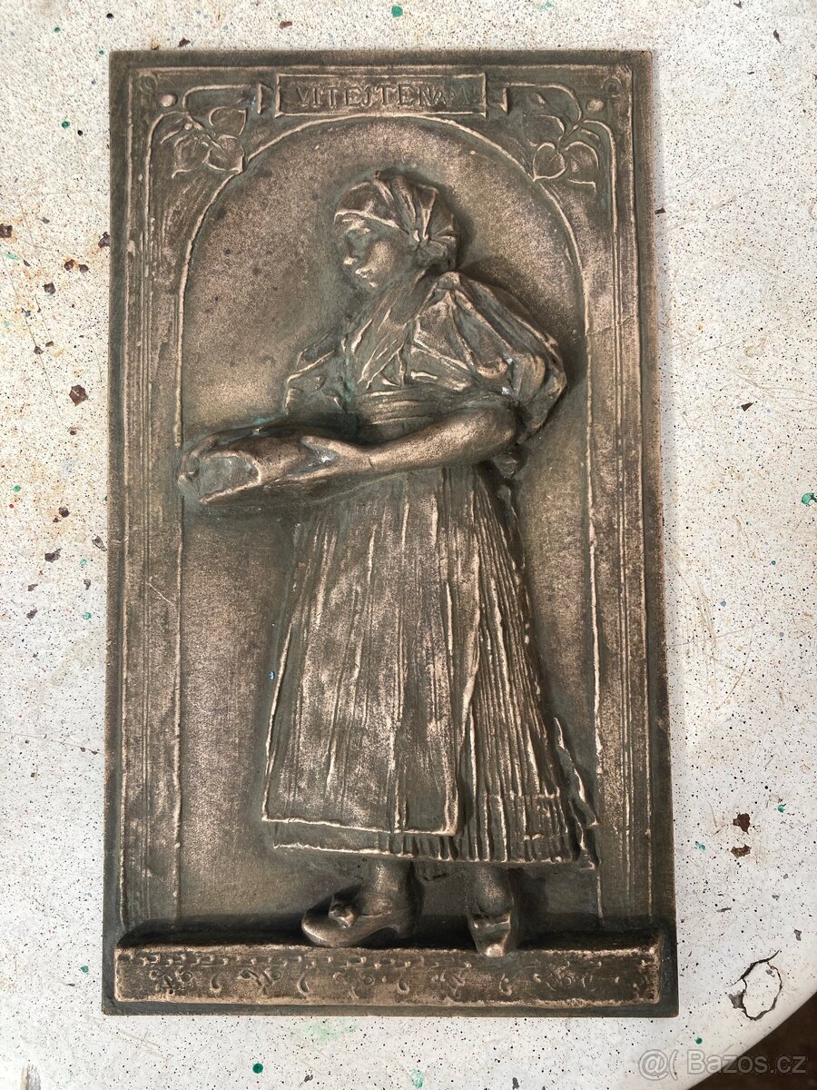 Mosazná plaketa