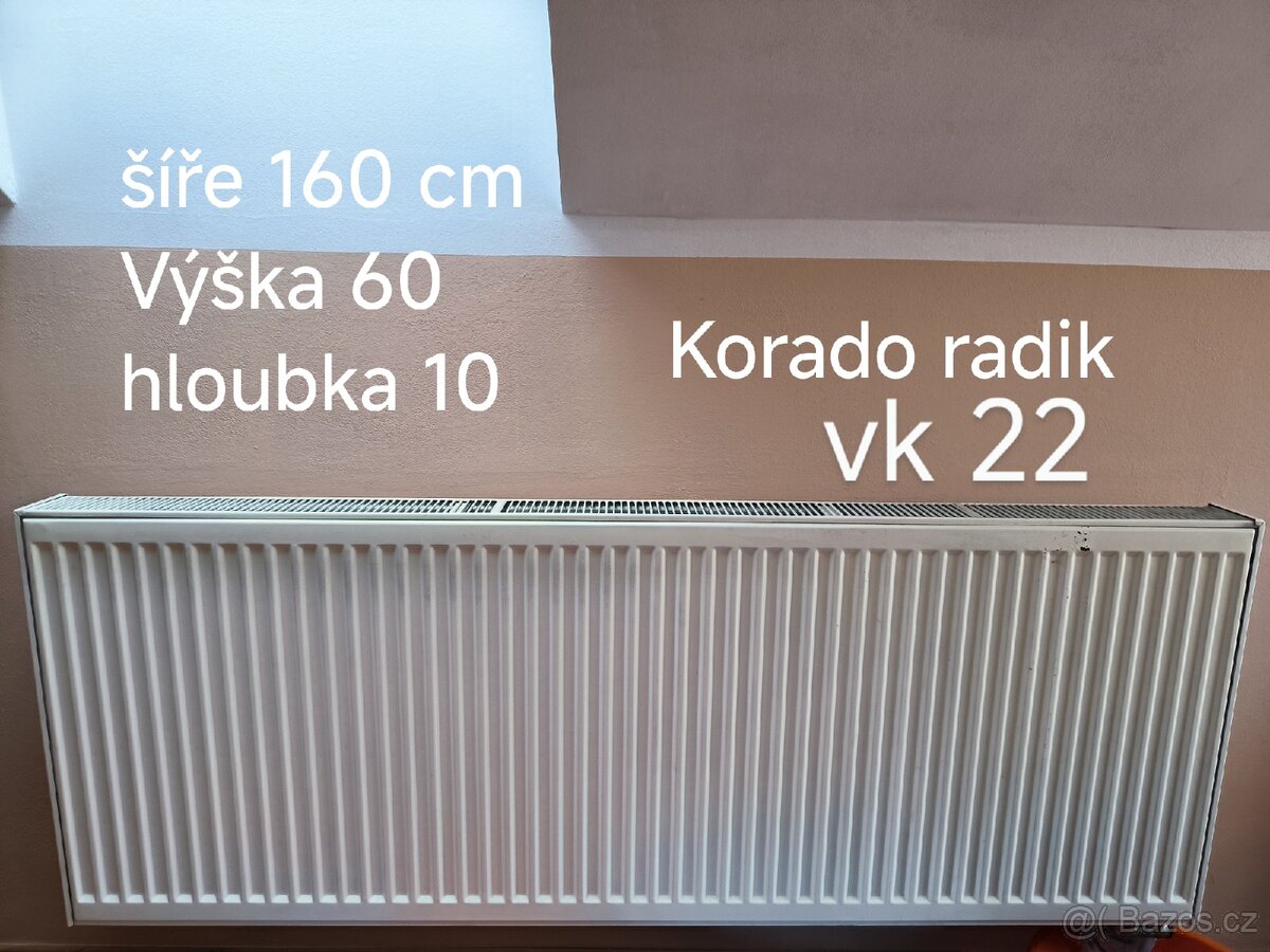 radiátor Korado radik šíře 160