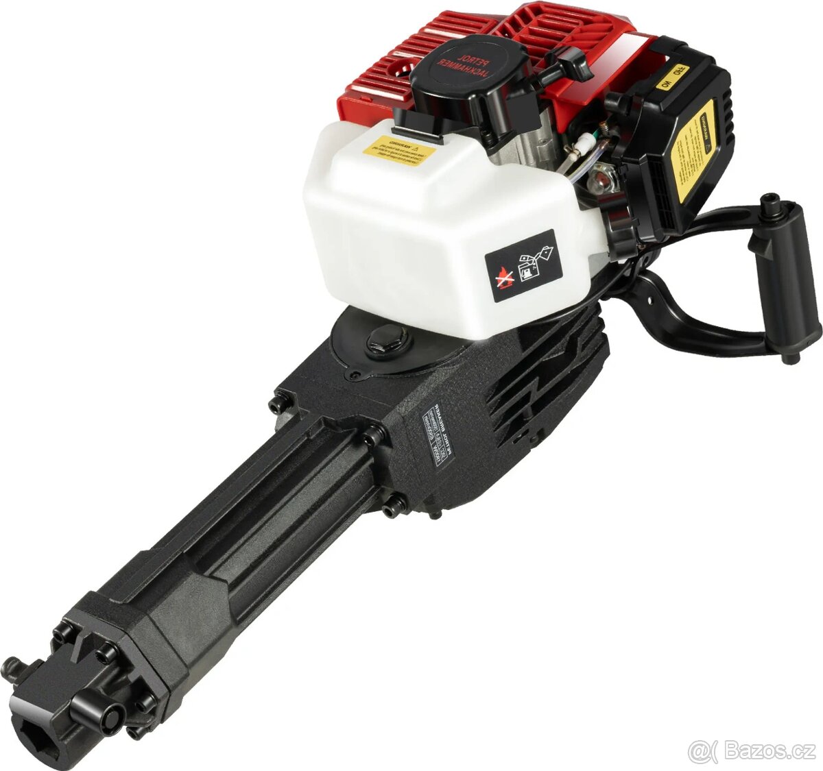 2,5hp benzínové demoliční kladivo 2-taktní 52cc - zabalené