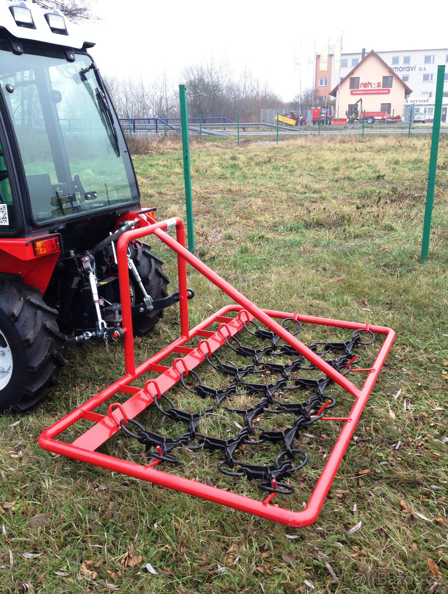 Luční brány za traktor, malotraktor - záběr 2 metry