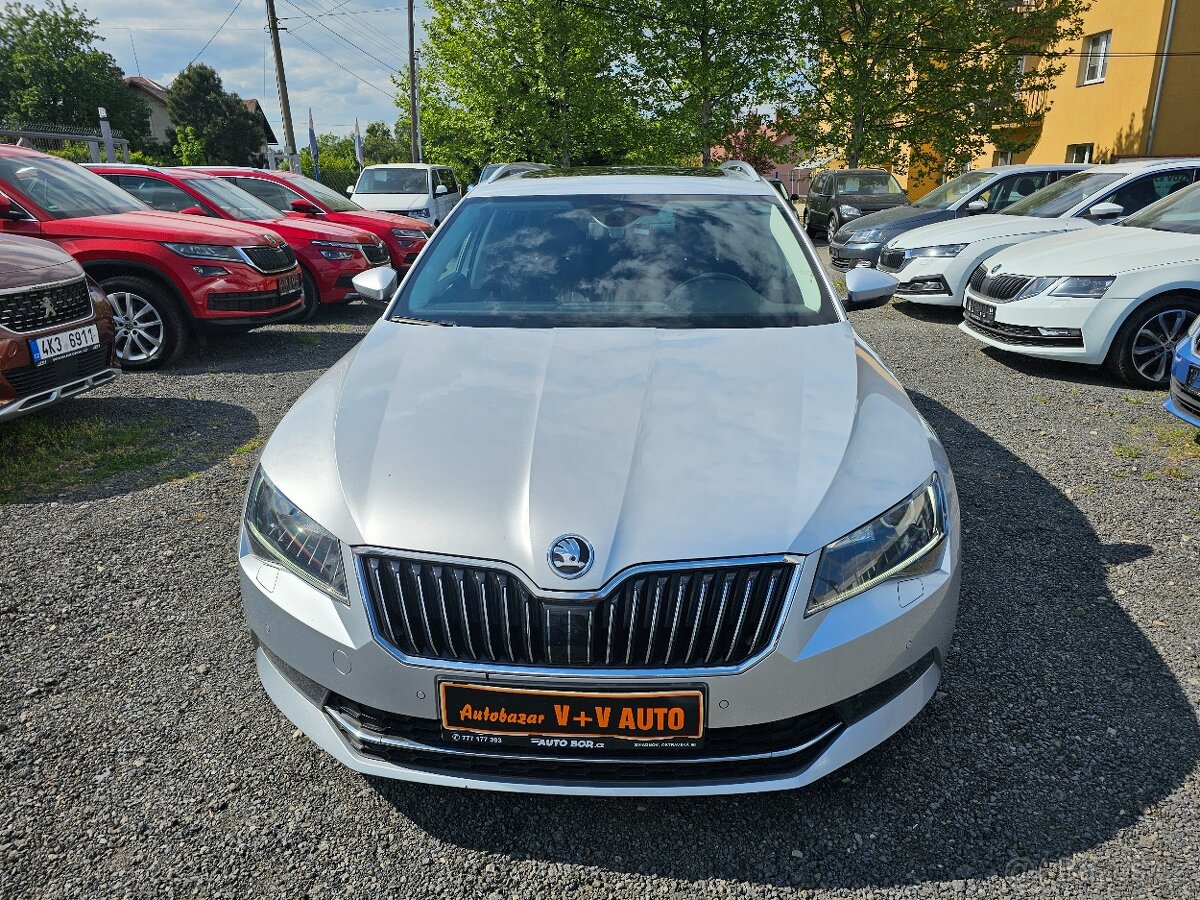 Superb III 2,0 TDi 110 KW DSG KŮŽE, WEBASTO,NAVI,ALU