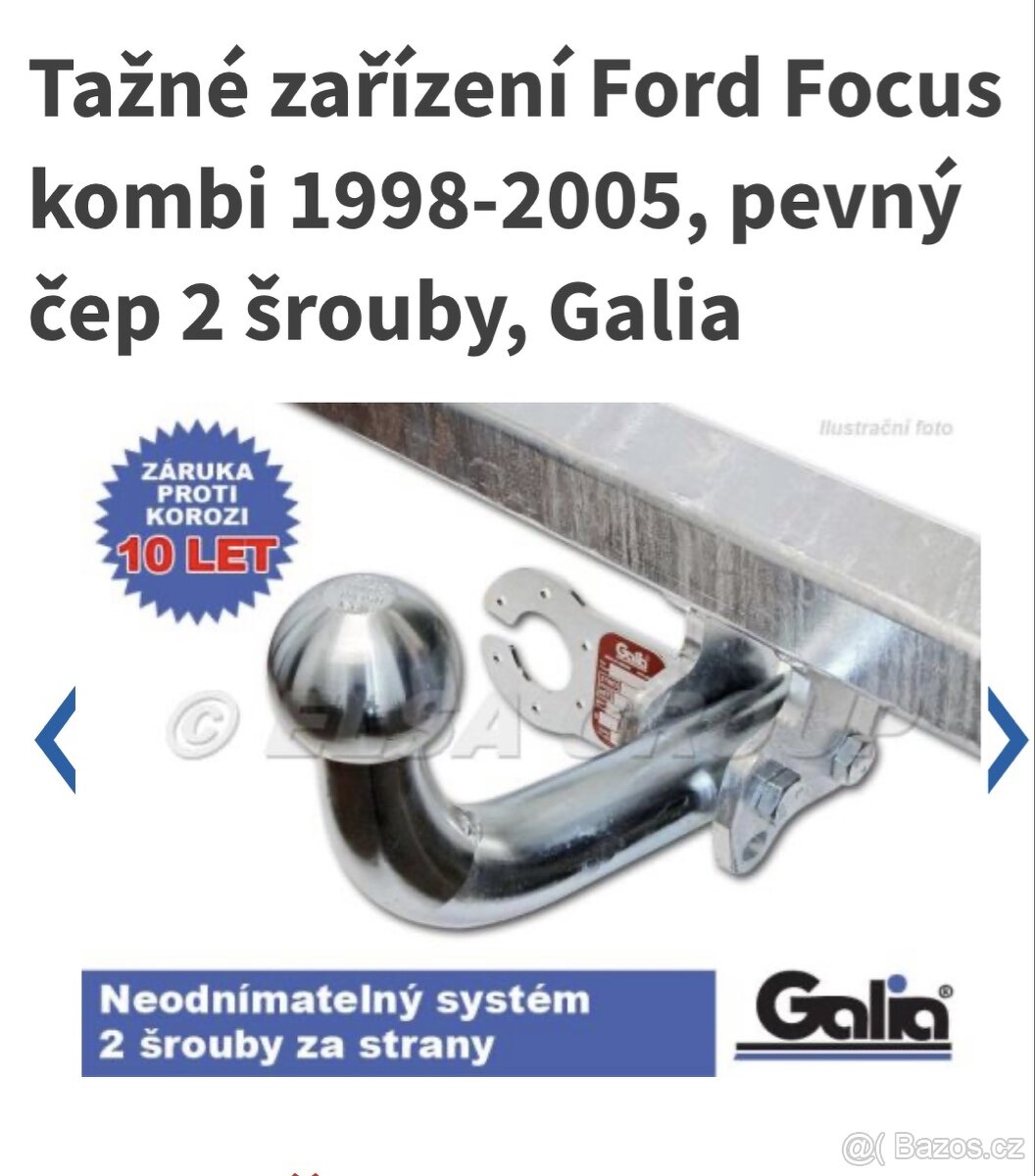 Ford Focus tažné zařízení 11-18 kombi