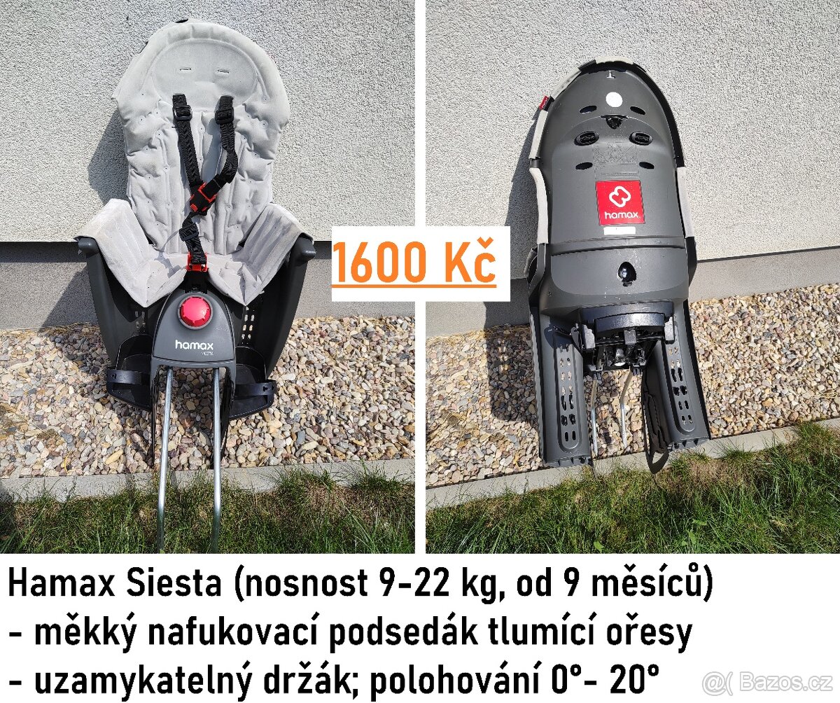 HAMAX SIESTA PREMIUM - nafukovací měkký podsedák, sklopná