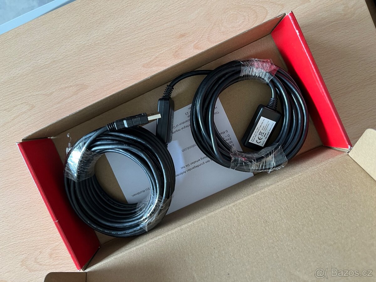 Aktivni USB prodluzovaci kabel 15m