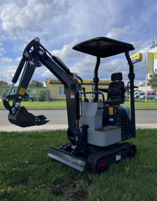 minibagr, bagřík, motor Kubota, pásový bagr