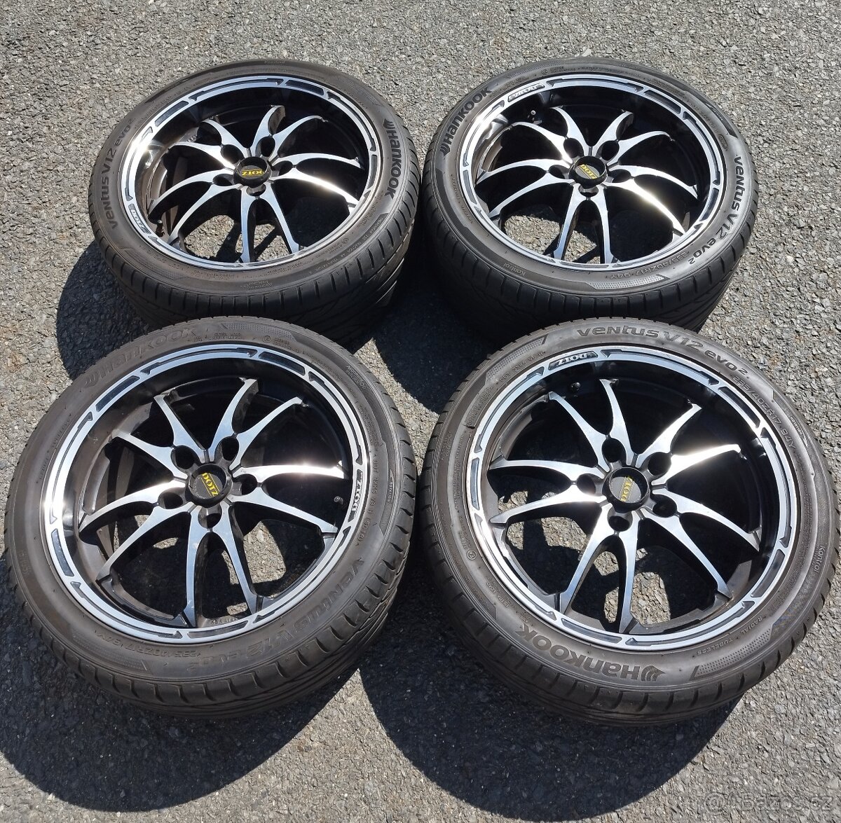 17" ALU DOTZ 5x120 + LETNÍ PNEU