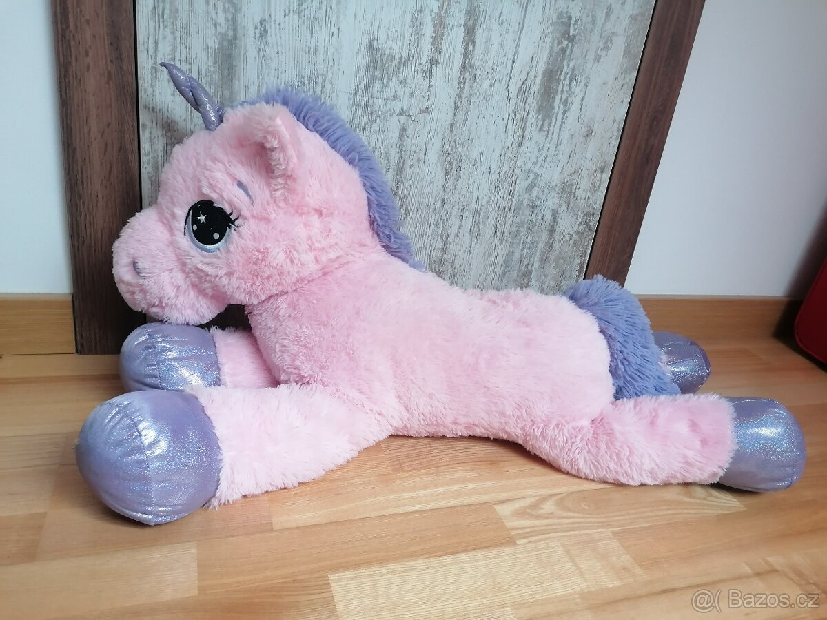 Velký plyšový jednorožec