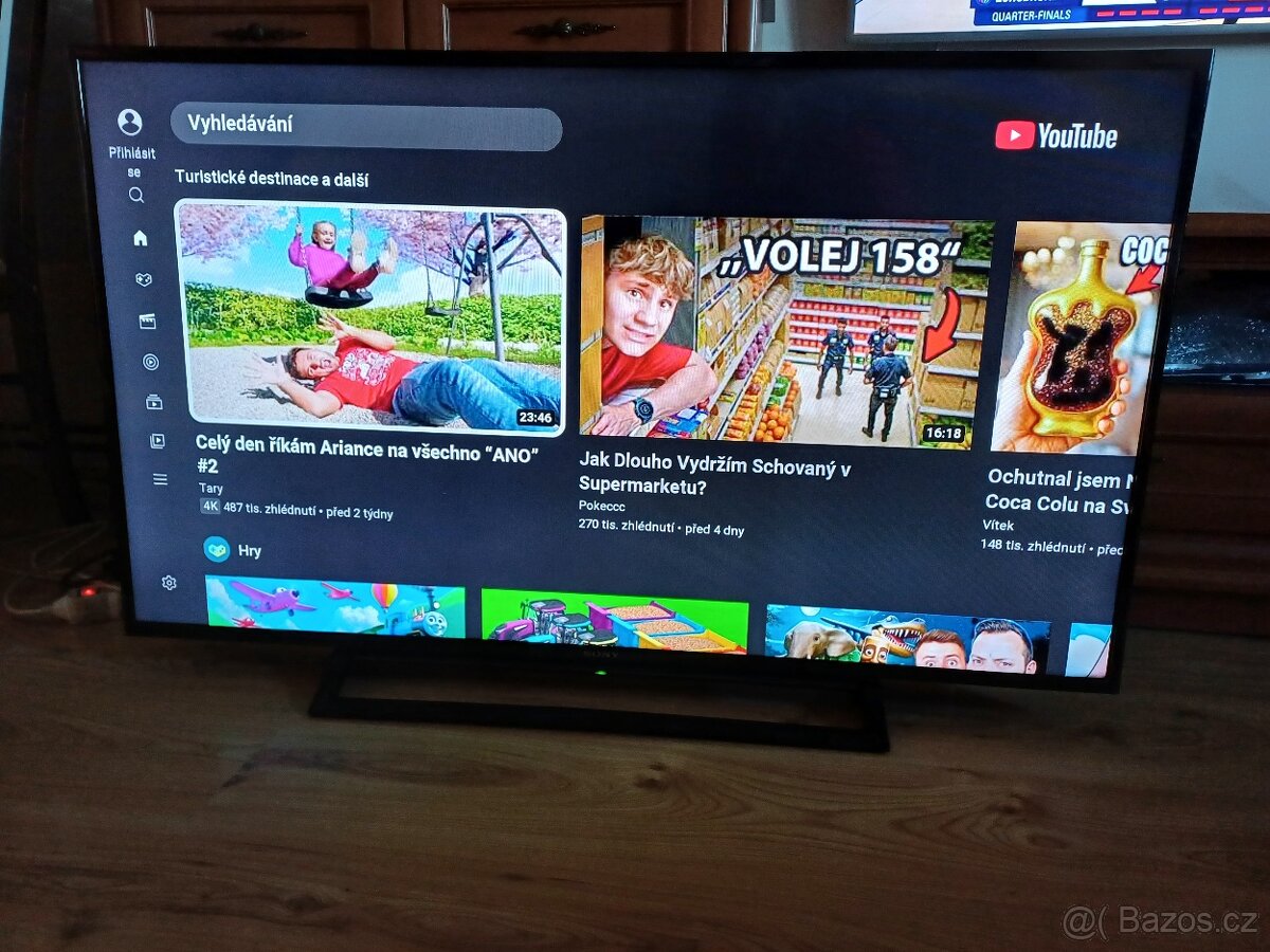 Smart TV 48" Sony Bravia KDL-48W605B - úhlopříčka 121cm