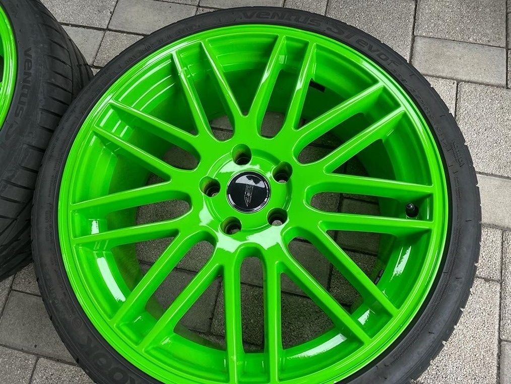 19F1 kawasaki green alu 19 5x112 audi seat skoda vw mercedes