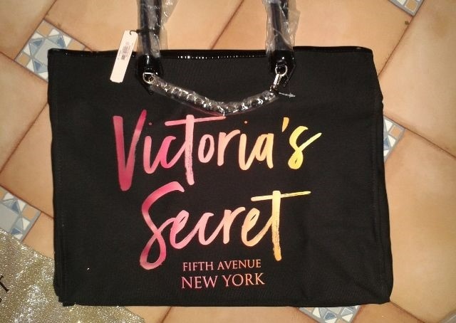 Plátěná taška Victoria´s Secret - černá