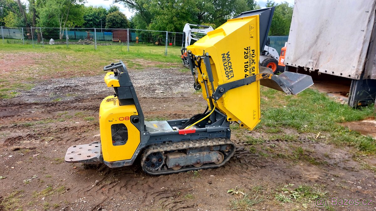 Pásový minidumper wacker dt08