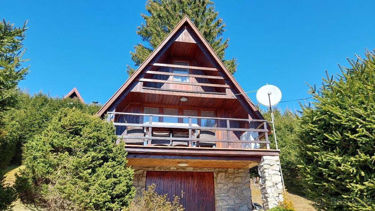 Zrekonstruovaná chata v osadě Kobylnice - Lipno nad Vltavou