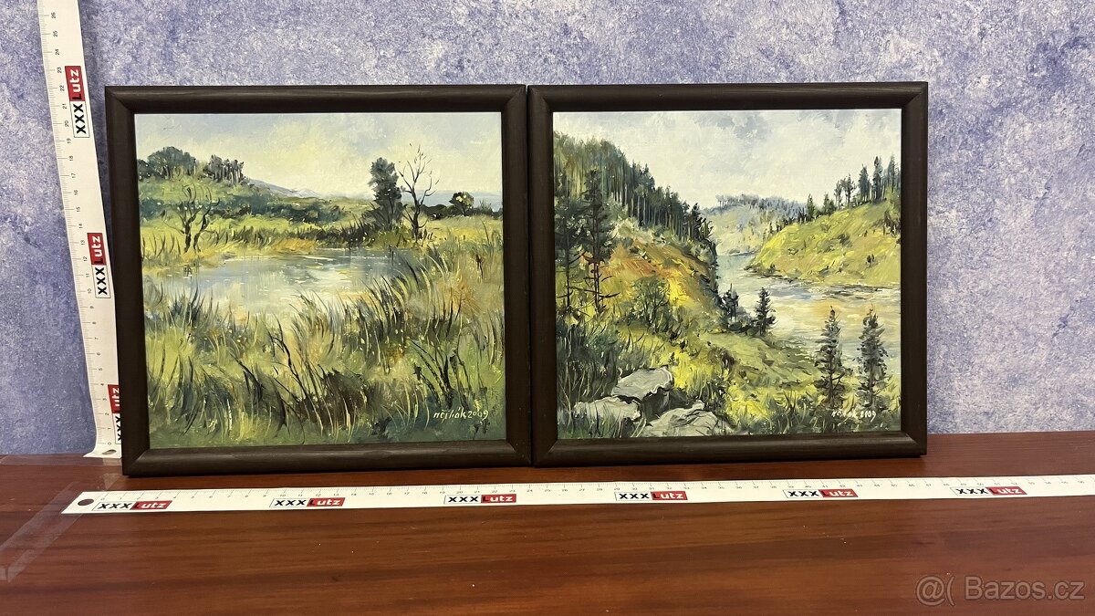 Dva obrazy krajin: Milan Čihák, české krajina/ Šumava.