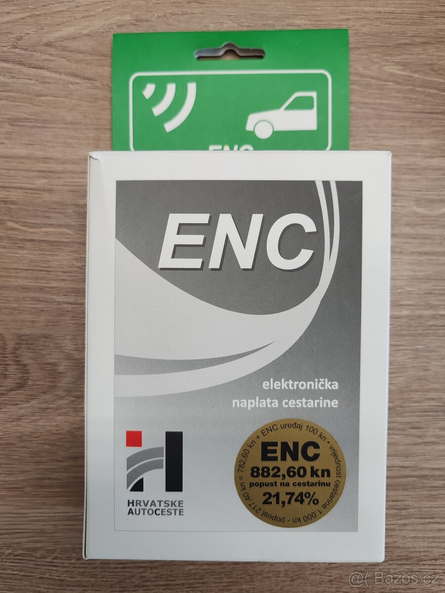 ENC mýtná krabička Chorvatsko