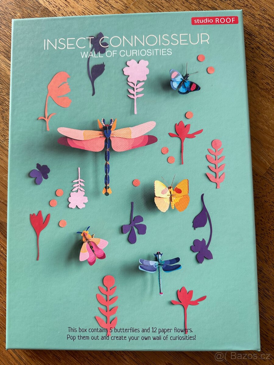 Studio Roof nástěnná dekorace INSECT CONNOISSEUR