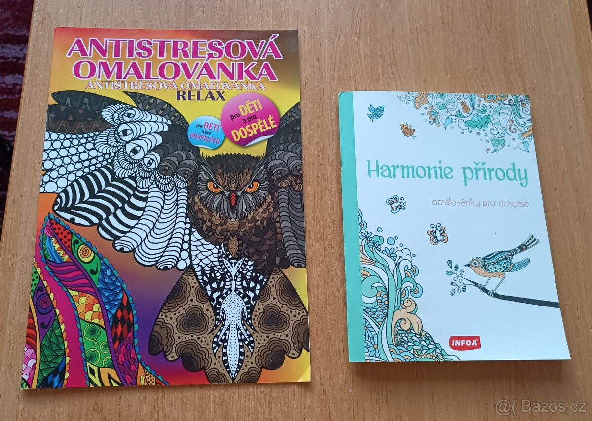 Antistresové omalovánky