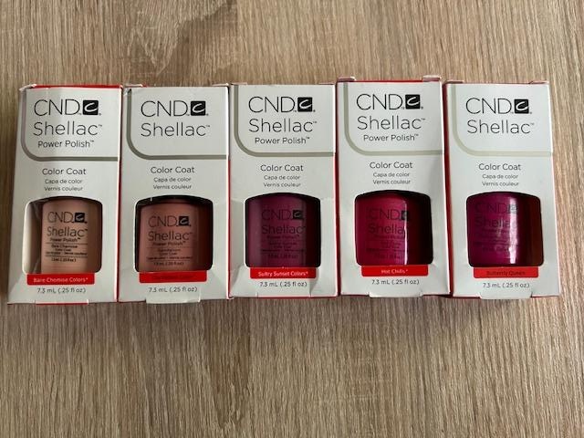 CND Shellac - úprava nehtů - 9 ks