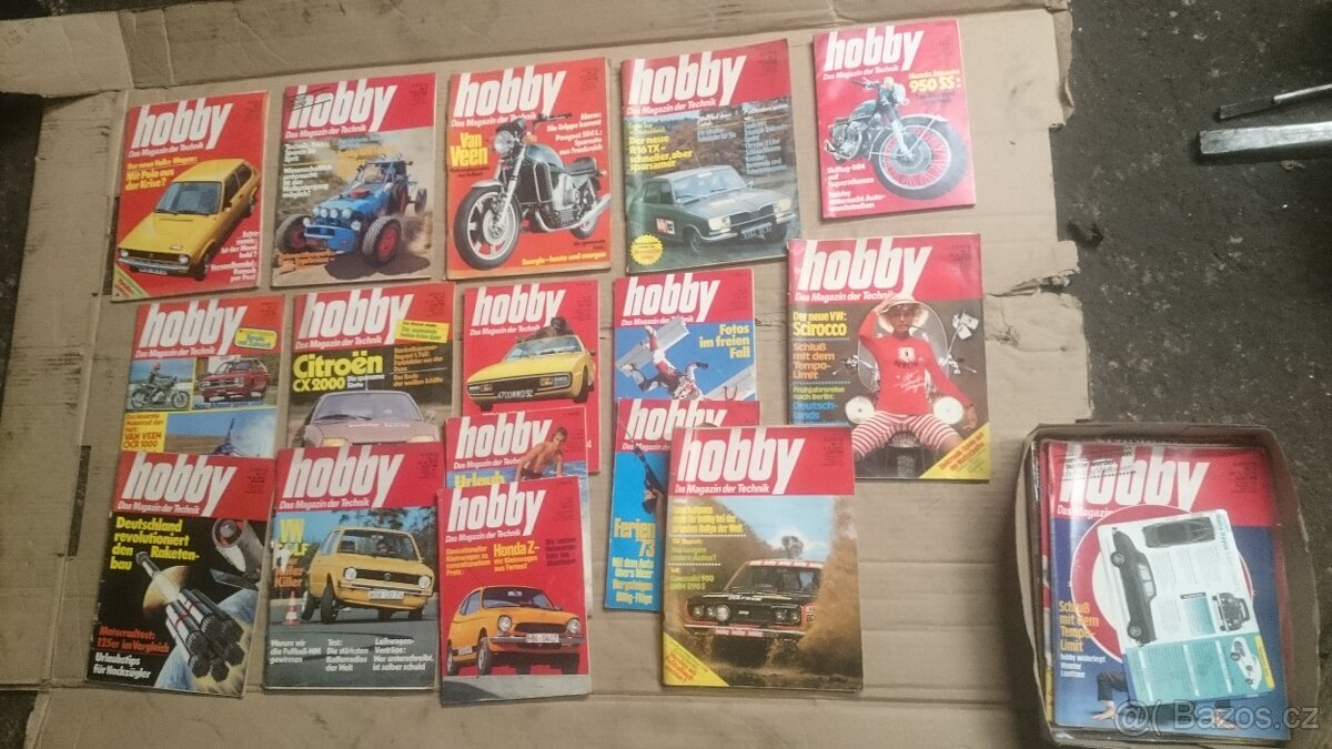 Prodám staré časopisy Hobby