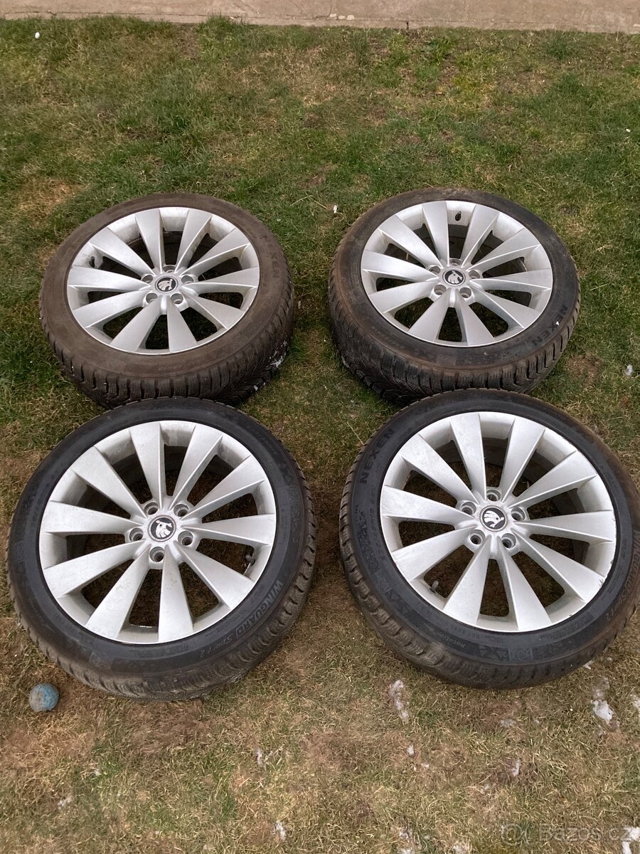 Zimní alu kola 235|45 R18 Superb - Pegasus