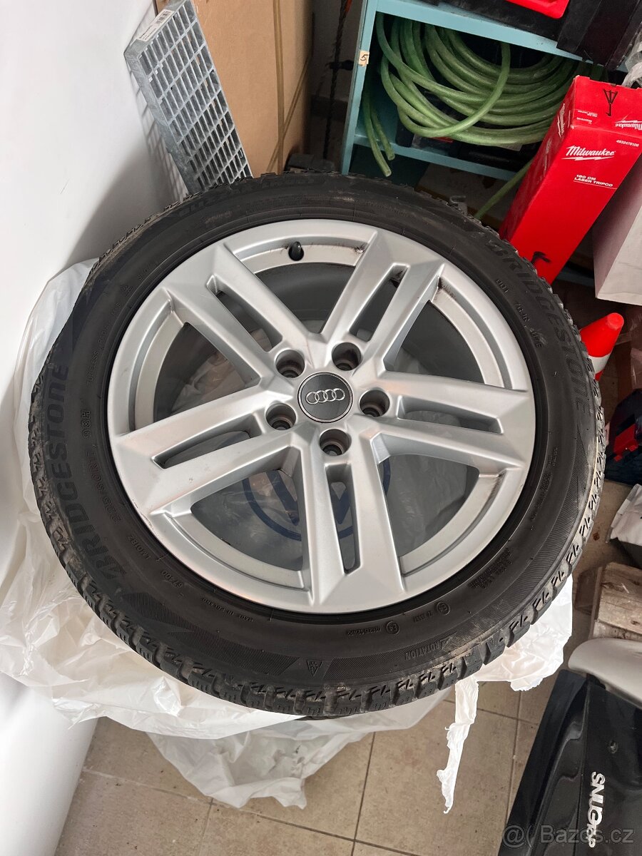 17" Alu kola Audi - Bridgestone 225/50 r17