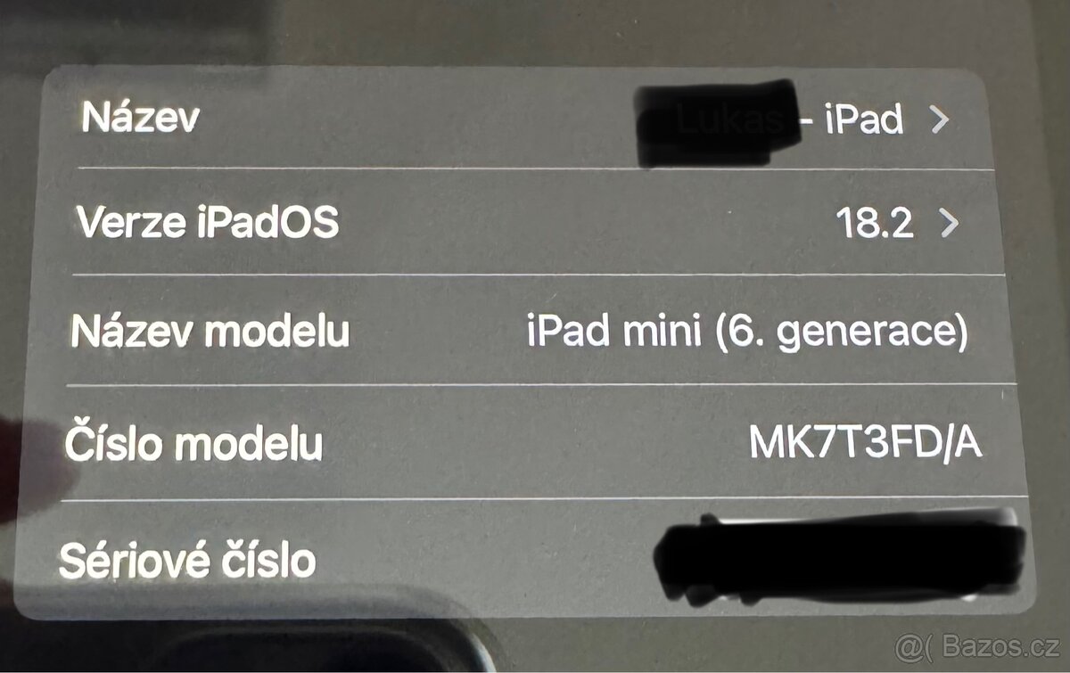iPad mini 6.gen wifi 256Gb vesmírně šedý