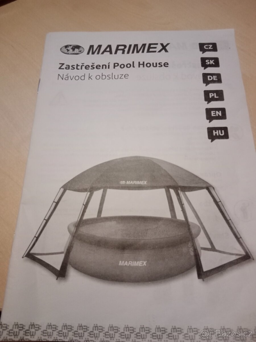 Nadstřešeni bazénu marinex