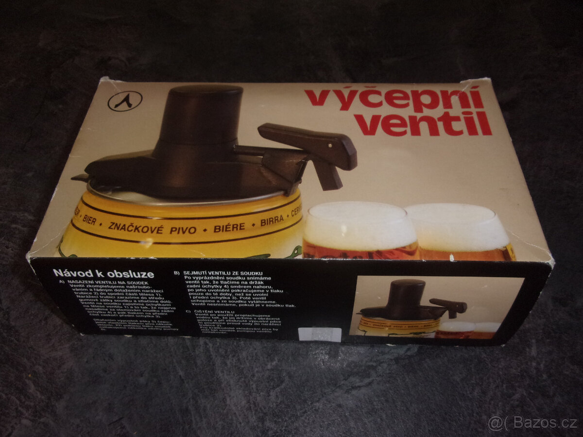 Vycepni ventil na soudek 5l