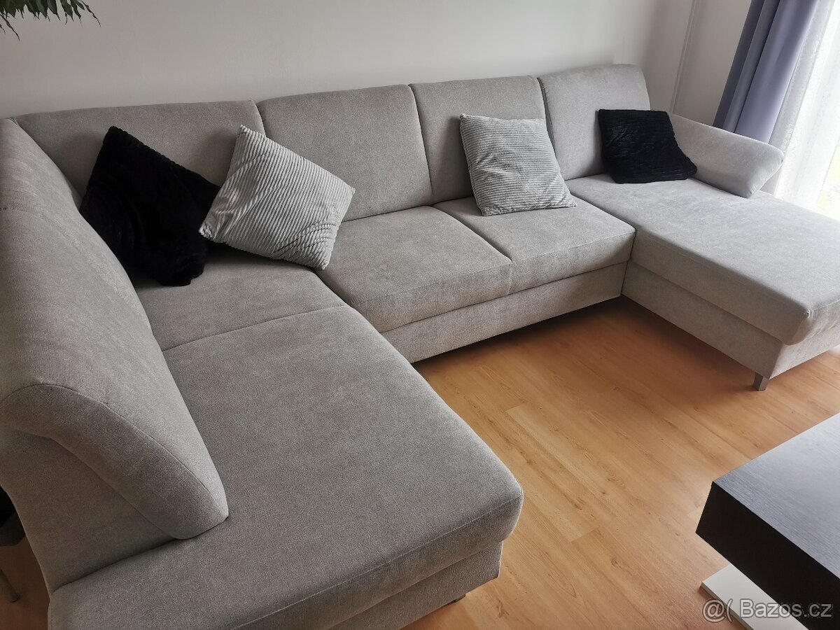 Rozkládací sedací souprava do U