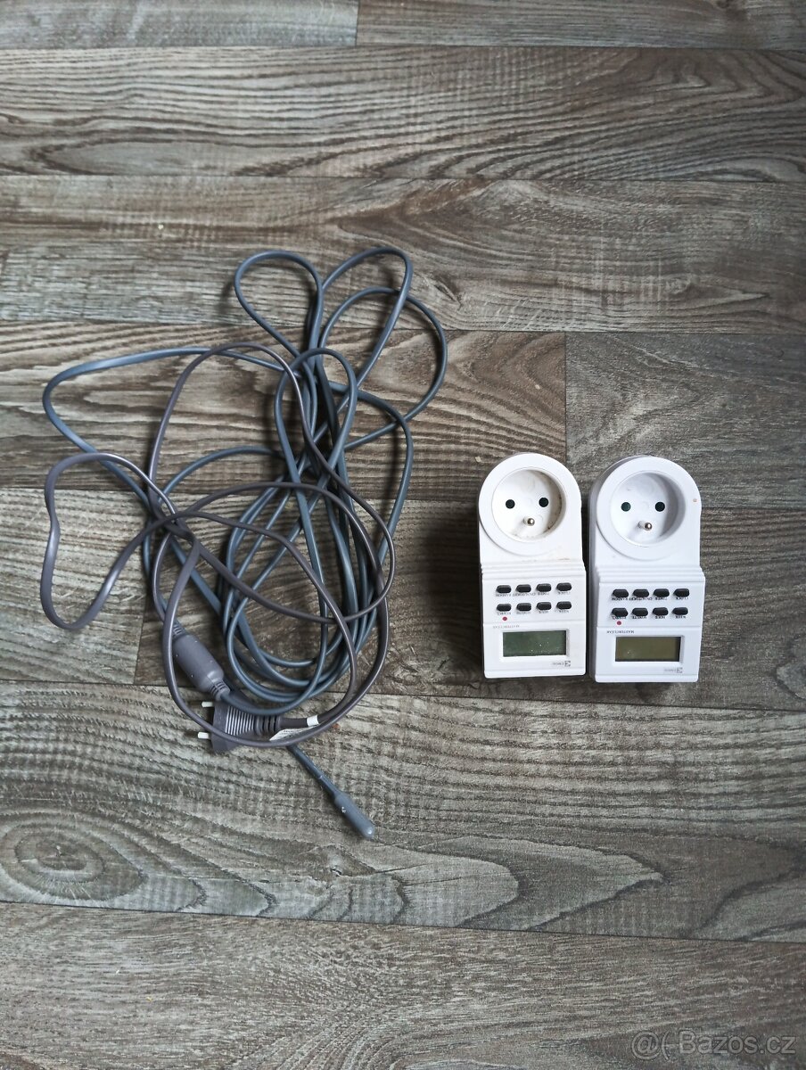 Pomůcky topný kabel 15w+časovací hodiny