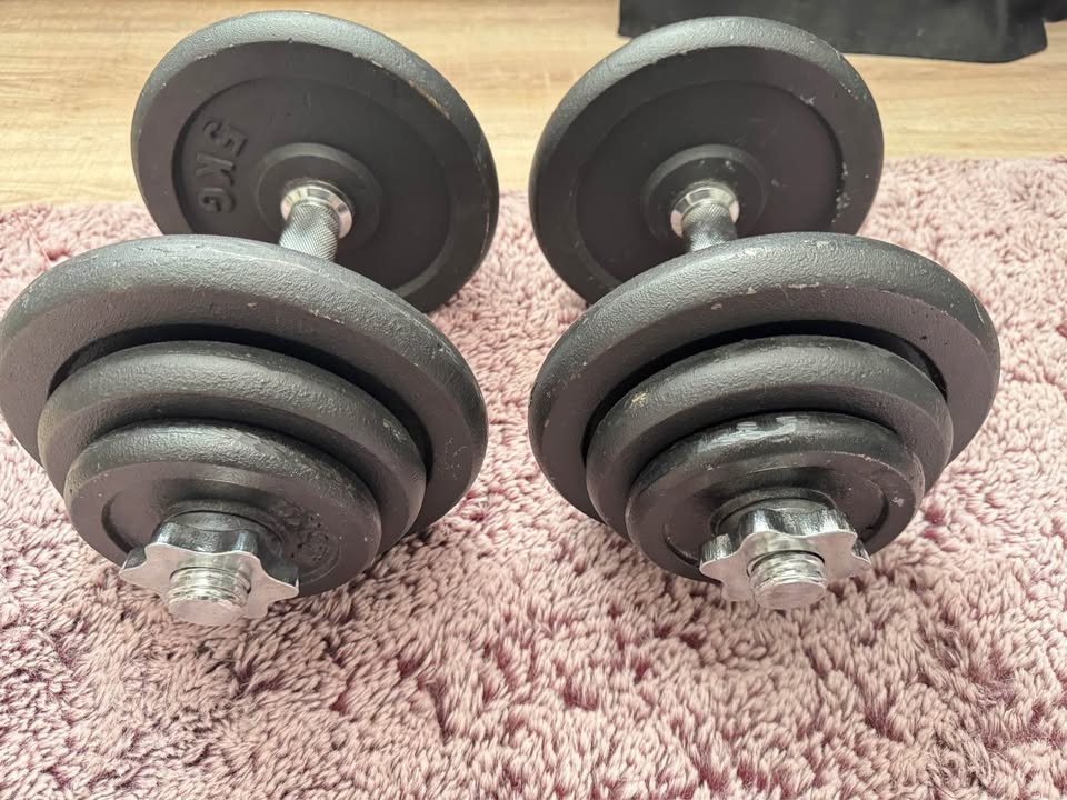 2x20kg jednorucky
