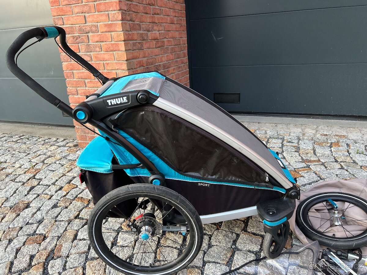 Thule Chariot Sport 1 s příslušenstvím navíc