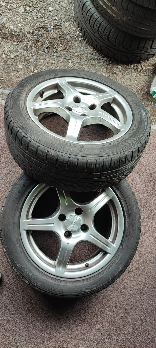 Anzio alu disky 4x108, 6,5J x 16H2, letní pneu 205/55/r16