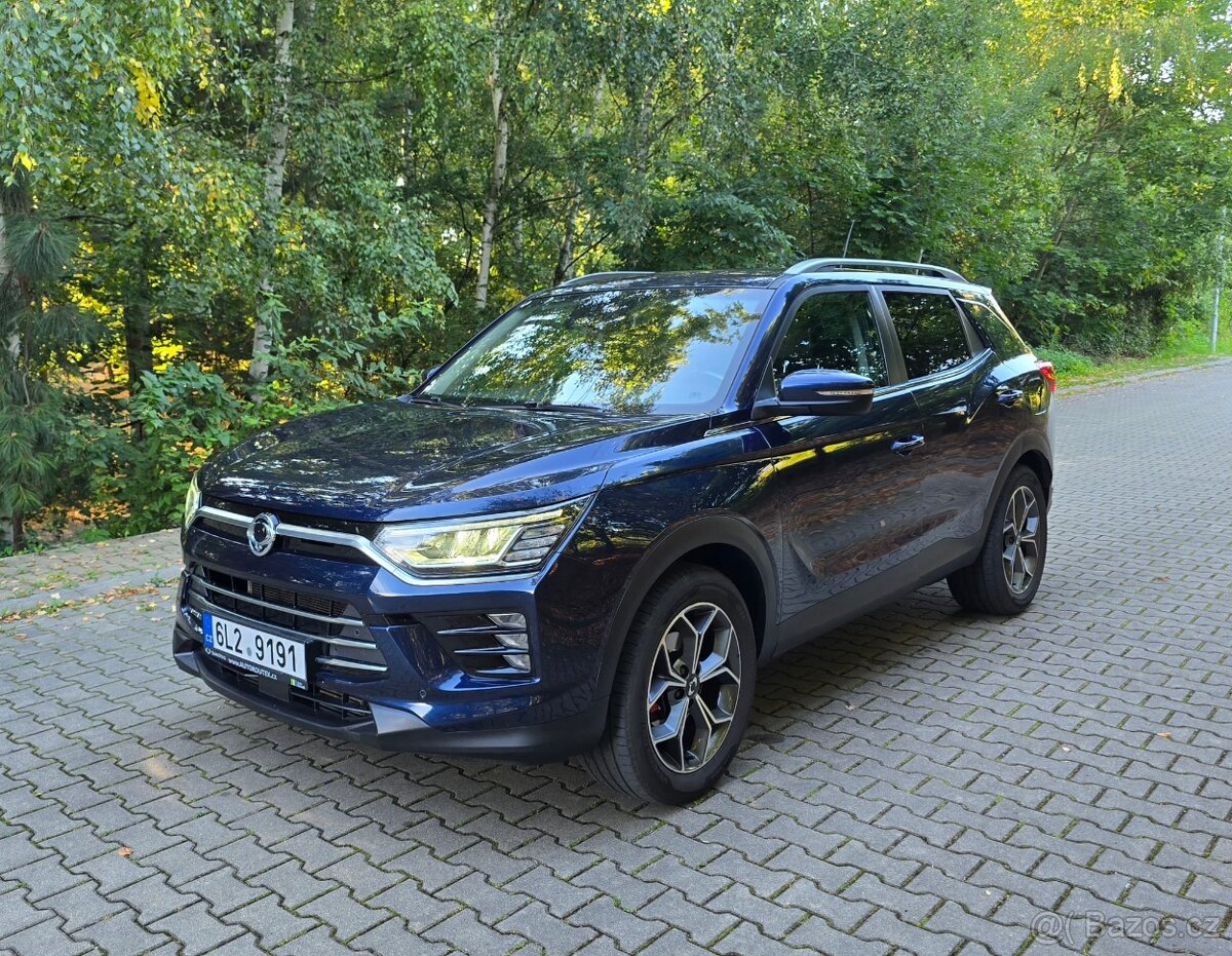SsangYong Korando 1.5TGDi Prémium +, 120kw/163PS, AT modrá