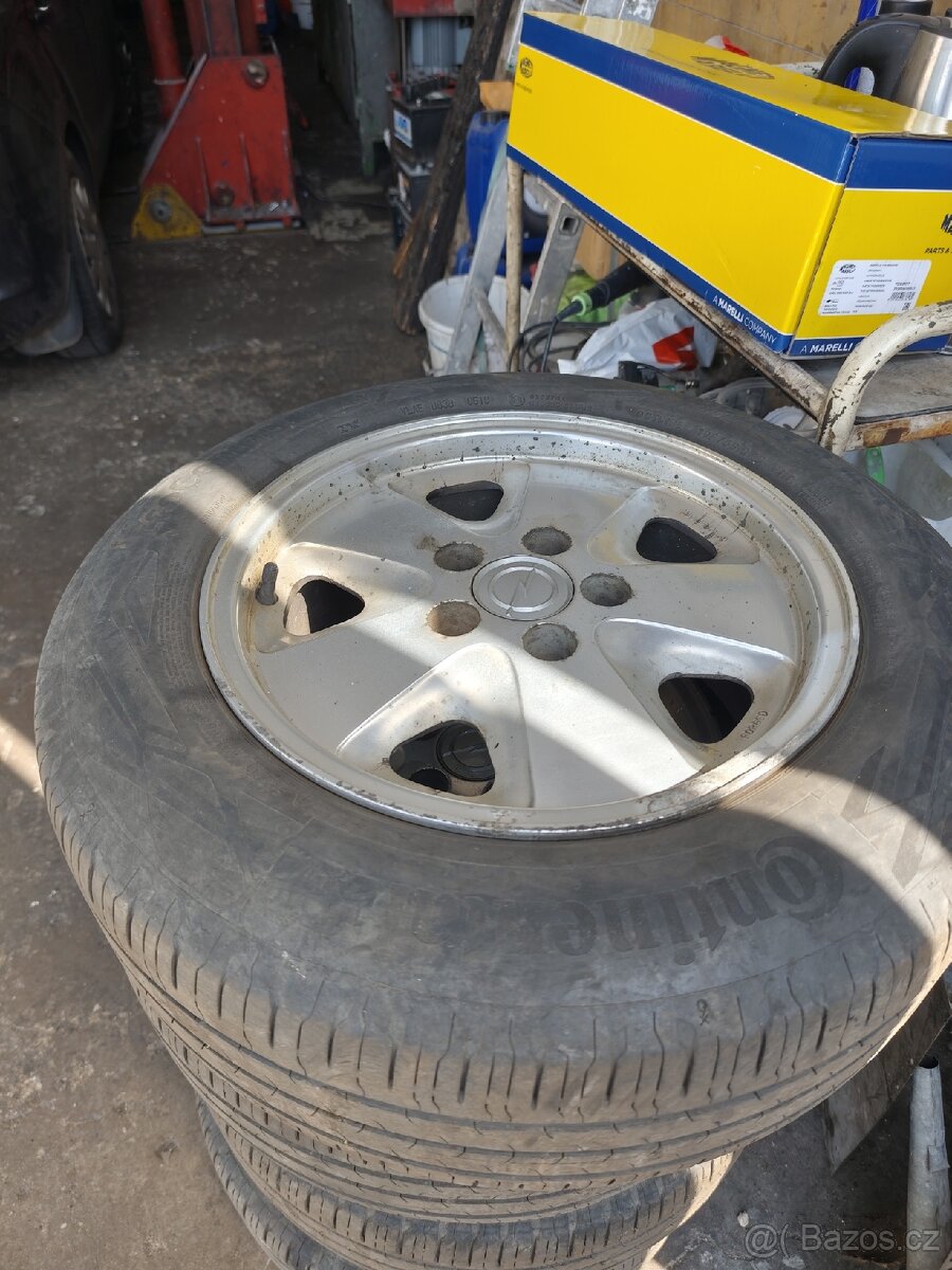 ALU kola FORGED 5x110 R15 plus letní pneu