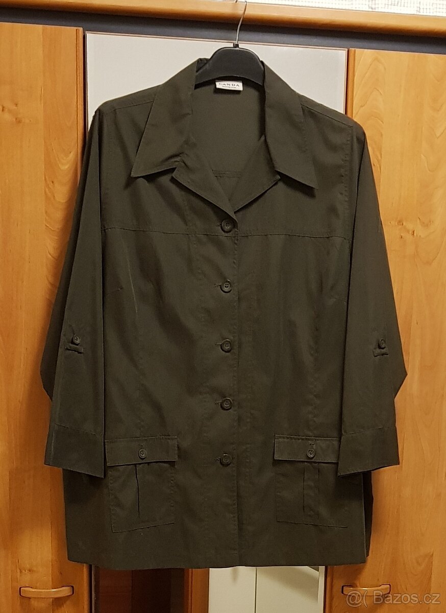 Lehký khaki kabátek - CANDA