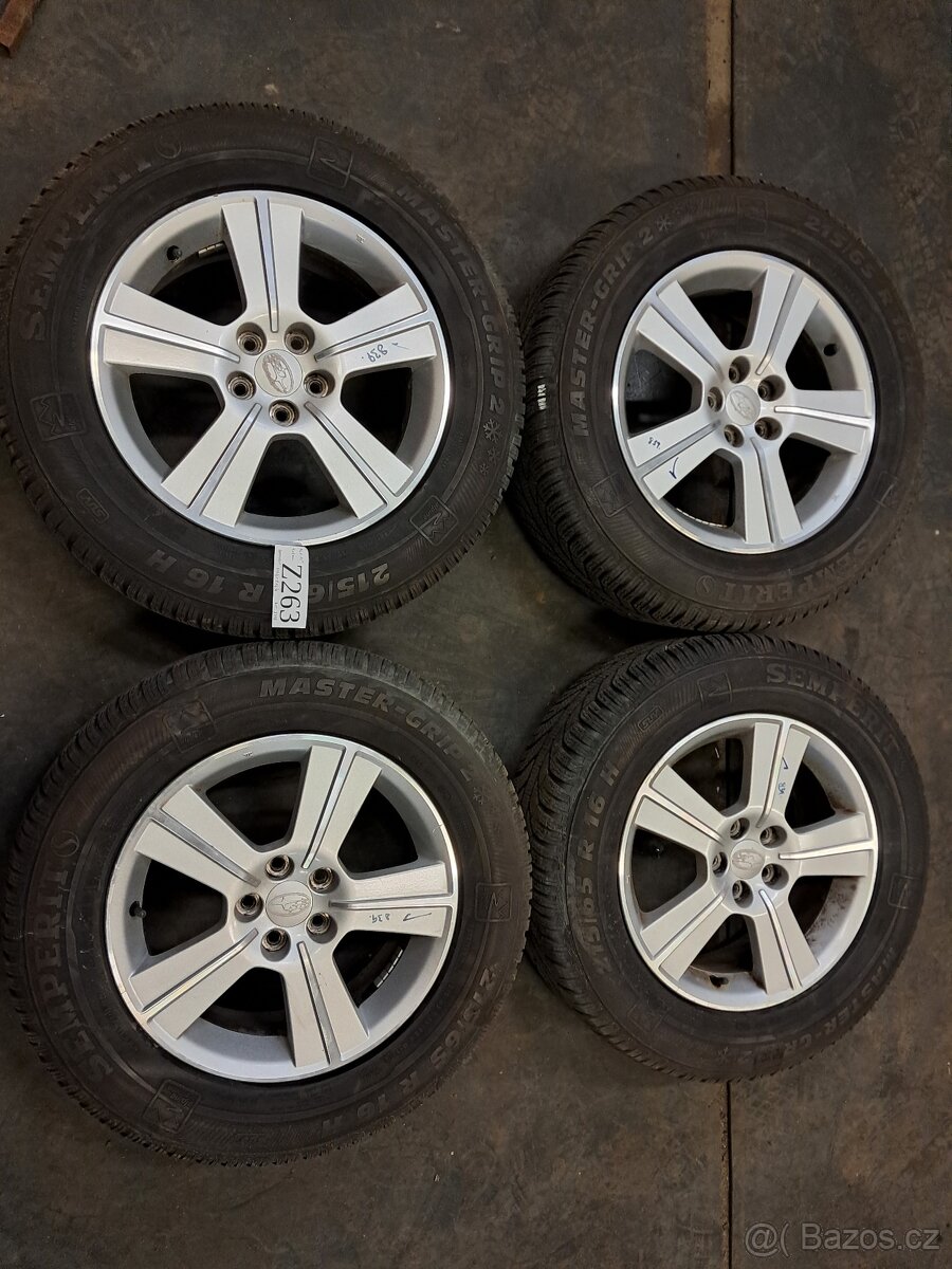 Subaru ALU Kola 6,5Jx16 ET48 Zimní 215/65/16 (Z263)