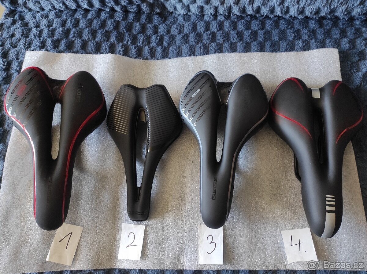 Spousta nových sedel na sport a turistiku.