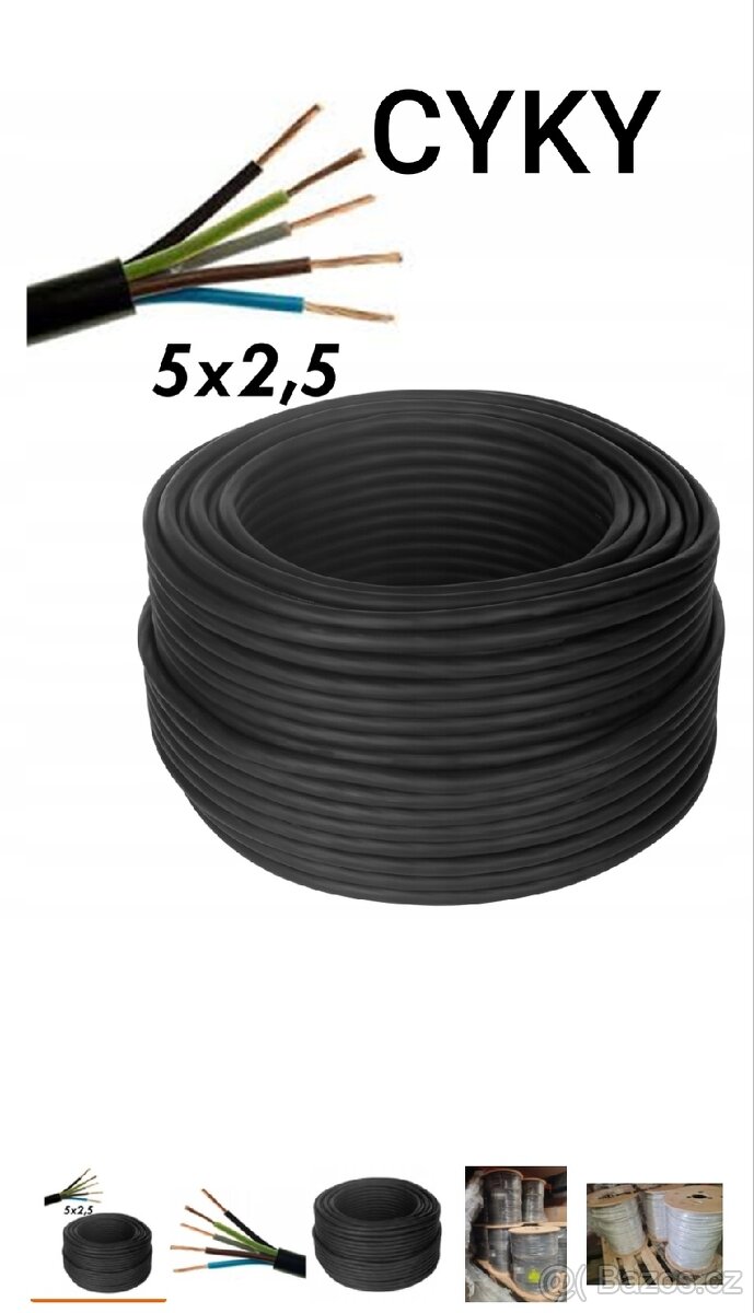 32m CYKY 5X2,5mm²