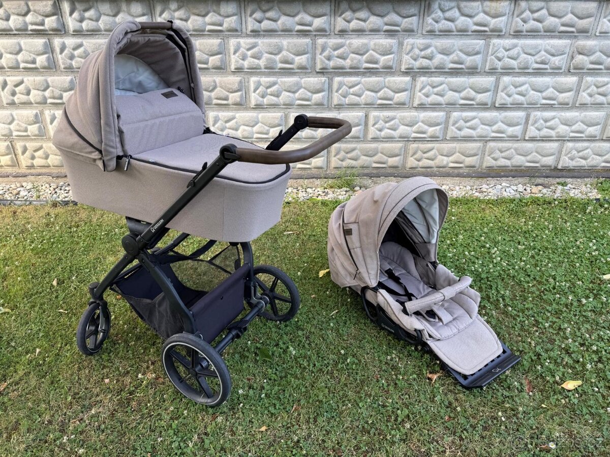 Kočárek Gesslein dvojkombinace s příslušenstvím