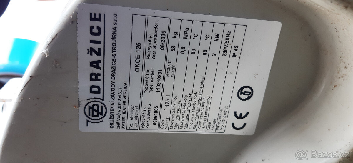 Bojler Dražice OKCE 125