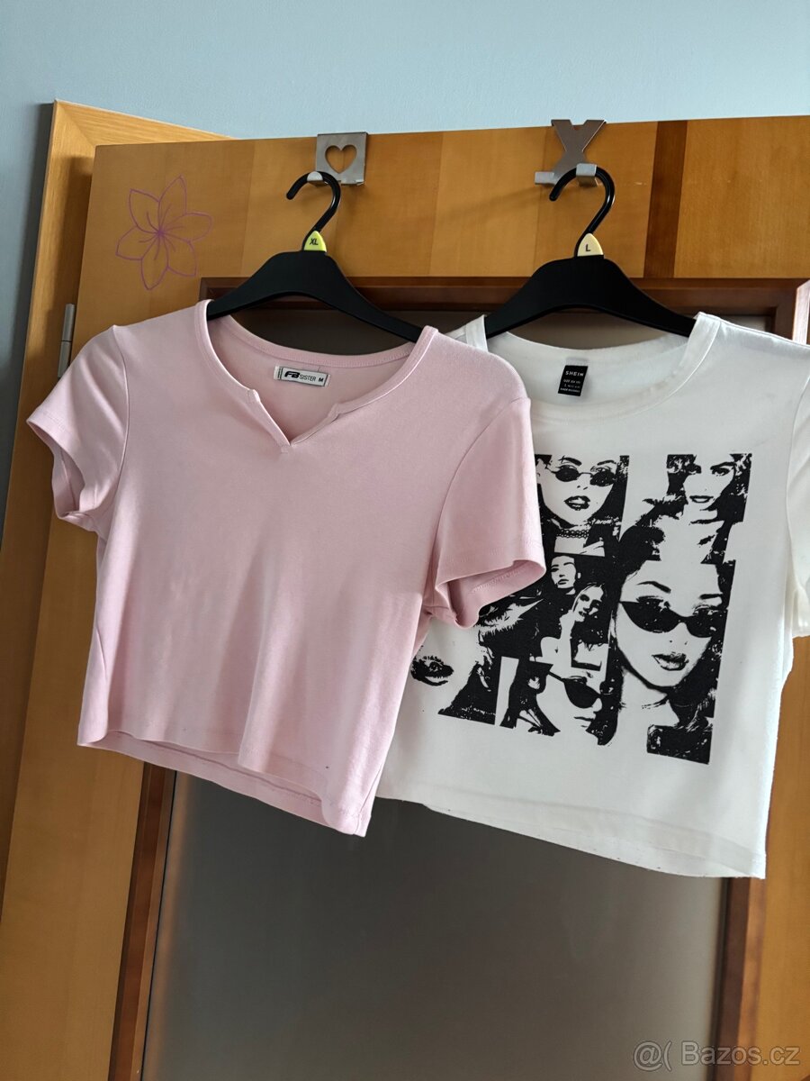 Dámská trička – velikost M, jako nová