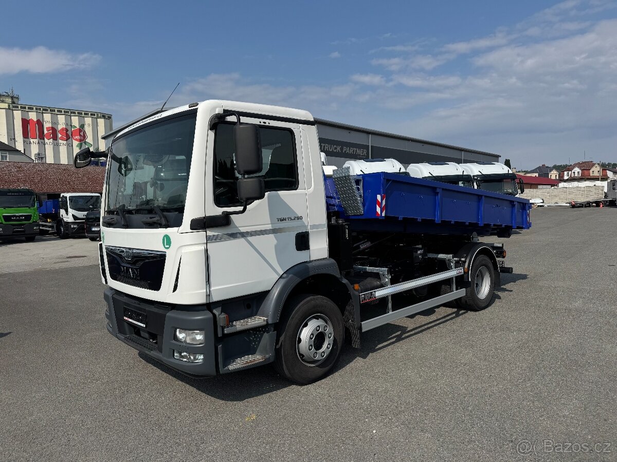 MAN TGM 15.290, 15,5 TUNY, 2016, EURO6, NOVÝ CHARVÁT CTS